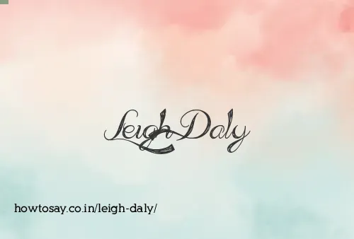 Leigh Daly