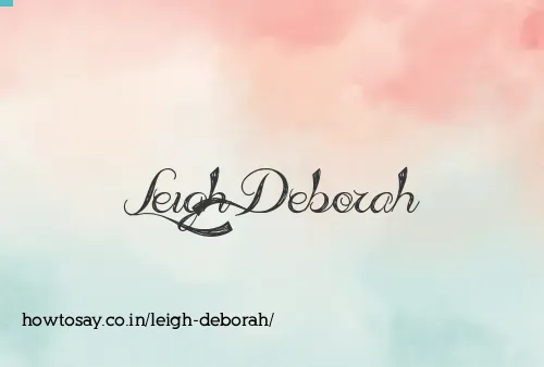 Leigh Deborah