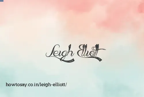 Leigh Elliott