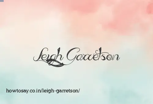 Leigh Garretson