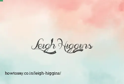 Leigh Higgins
