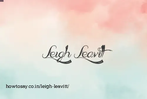 Leigh Leavitt