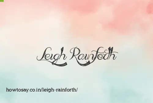 Leigh Rainforth