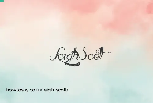 Leigh Scott