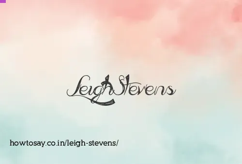 Leigh Stevens