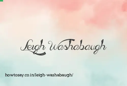 Leigh Washabaugh