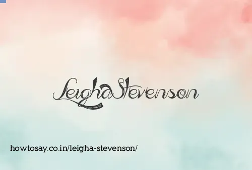 Leigha Stevenson
