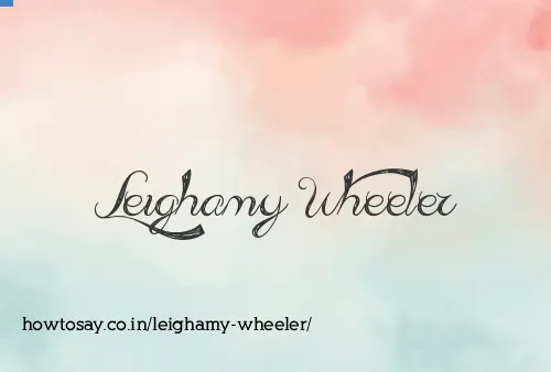 Leighamy Wheeler