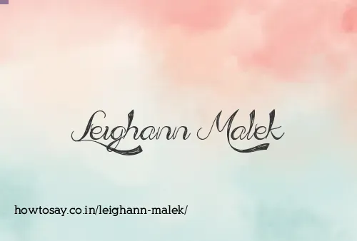 Leighann Malek