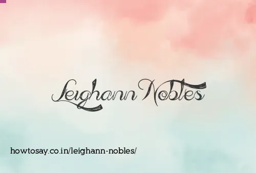 Leighann Nobles