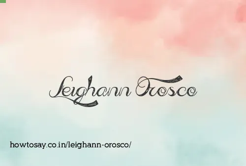 Leighann Orosco