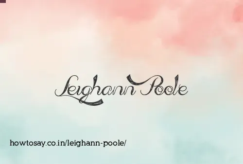 Leighann Poole
