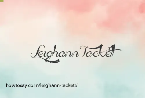 Leighann Tackett