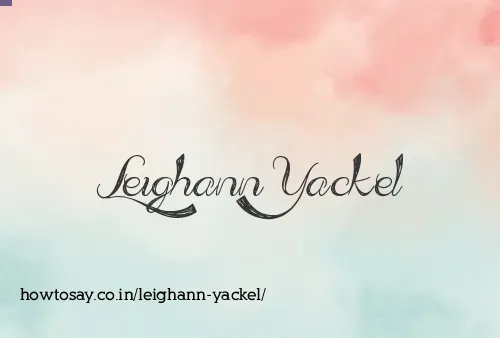 Leighann Yackel