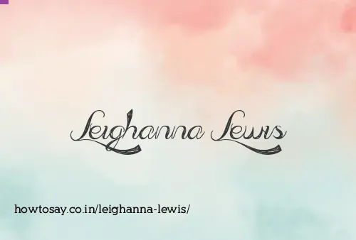 Leighanna Lewis