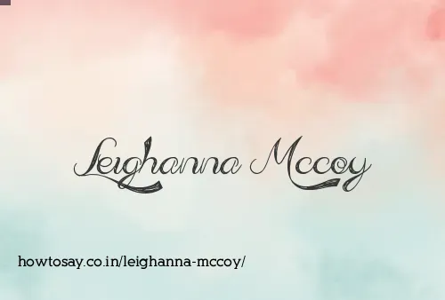 Leighanna Mccoy