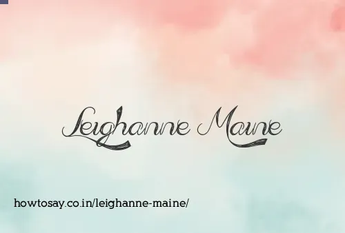 Leighanne Maine