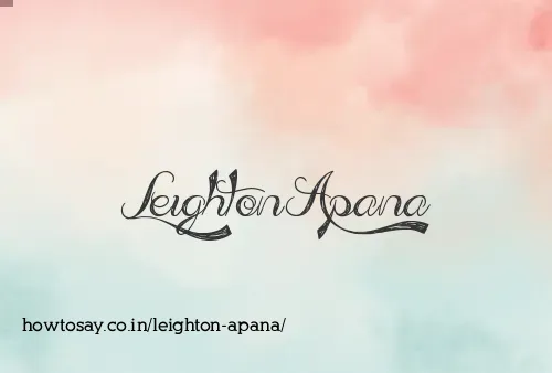 Leighton Apana