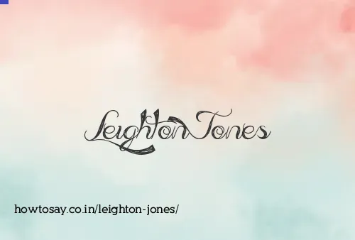 Leighton Jones