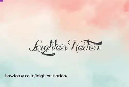 Leighton Norton
