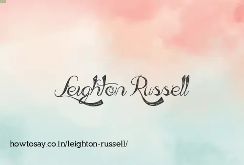 Leighton Russell