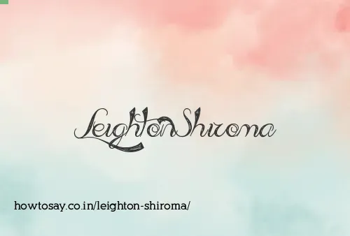 Leighton Shiroma