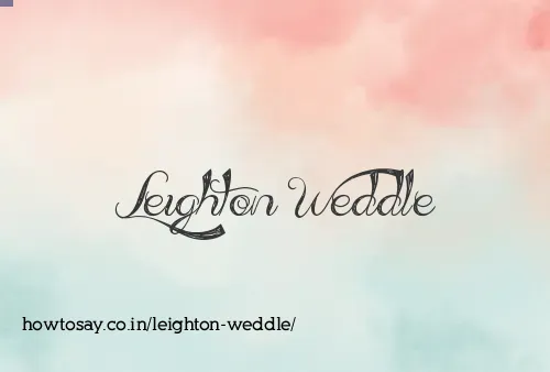Leighton Weddle