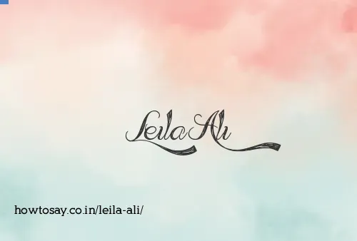 Leila Ali