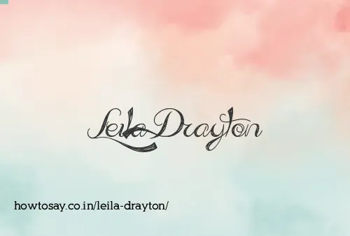 Leila Drayton