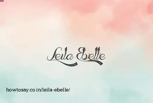Leila Ebelle