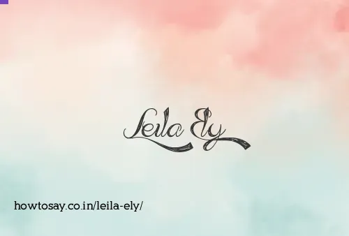 Leila Ely