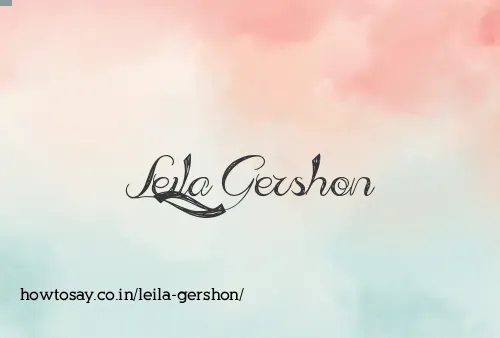 Leila Gershon