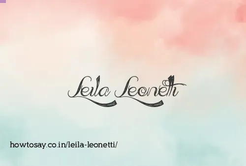 Leila Leonetti
