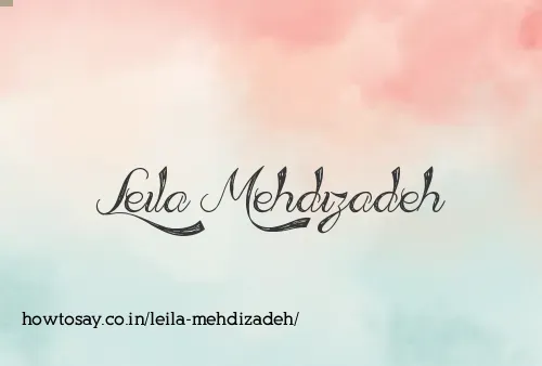 Leila Mehdizadeh