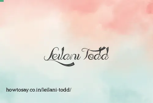 Leilani Todd