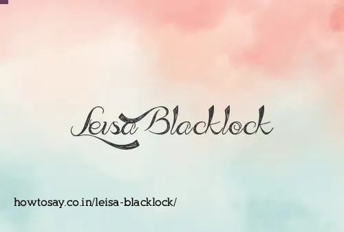 Leisa Blacklock