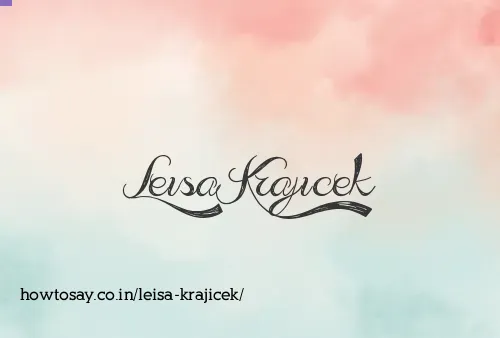 Leisa Krajicek