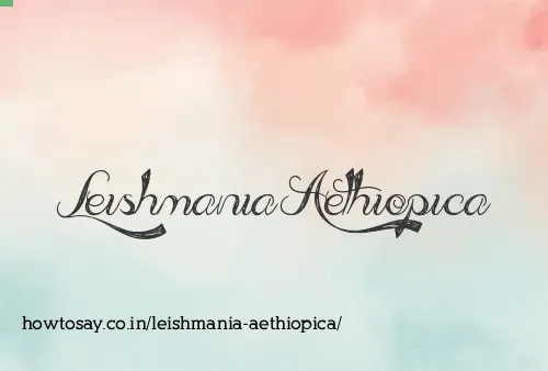 Leishmania Aethiopica