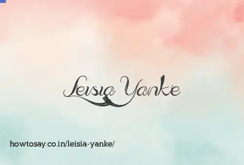 Leisia Yanke