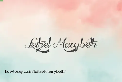 Leitzel Marybeth