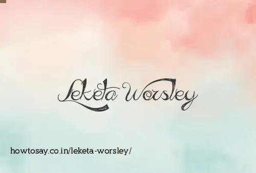 Leketa Worsley