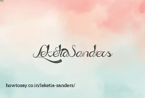 Leketia Sanders