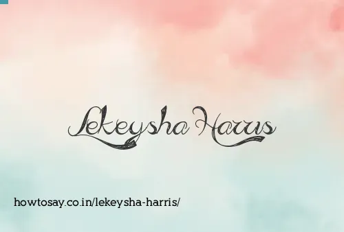 Lekeysha Harris