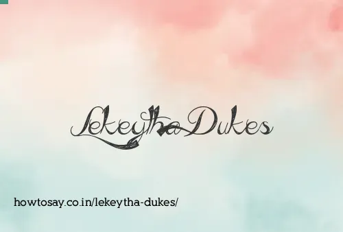 Lekeytha Dukes