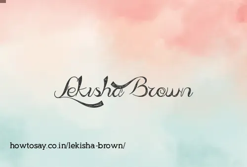 Lekisha Brown