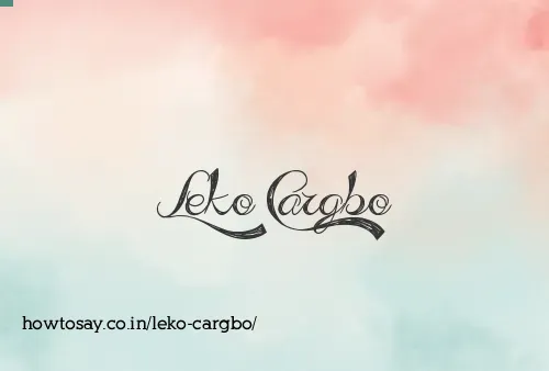 Leko Cargbo