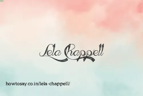 Lela Chappell