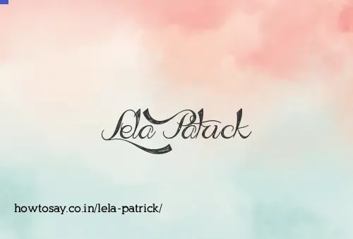 Lela Patrick