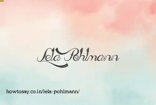 Lela Pohlmann