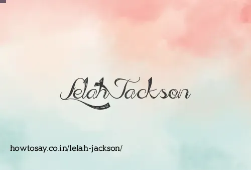 Lelah Jackson